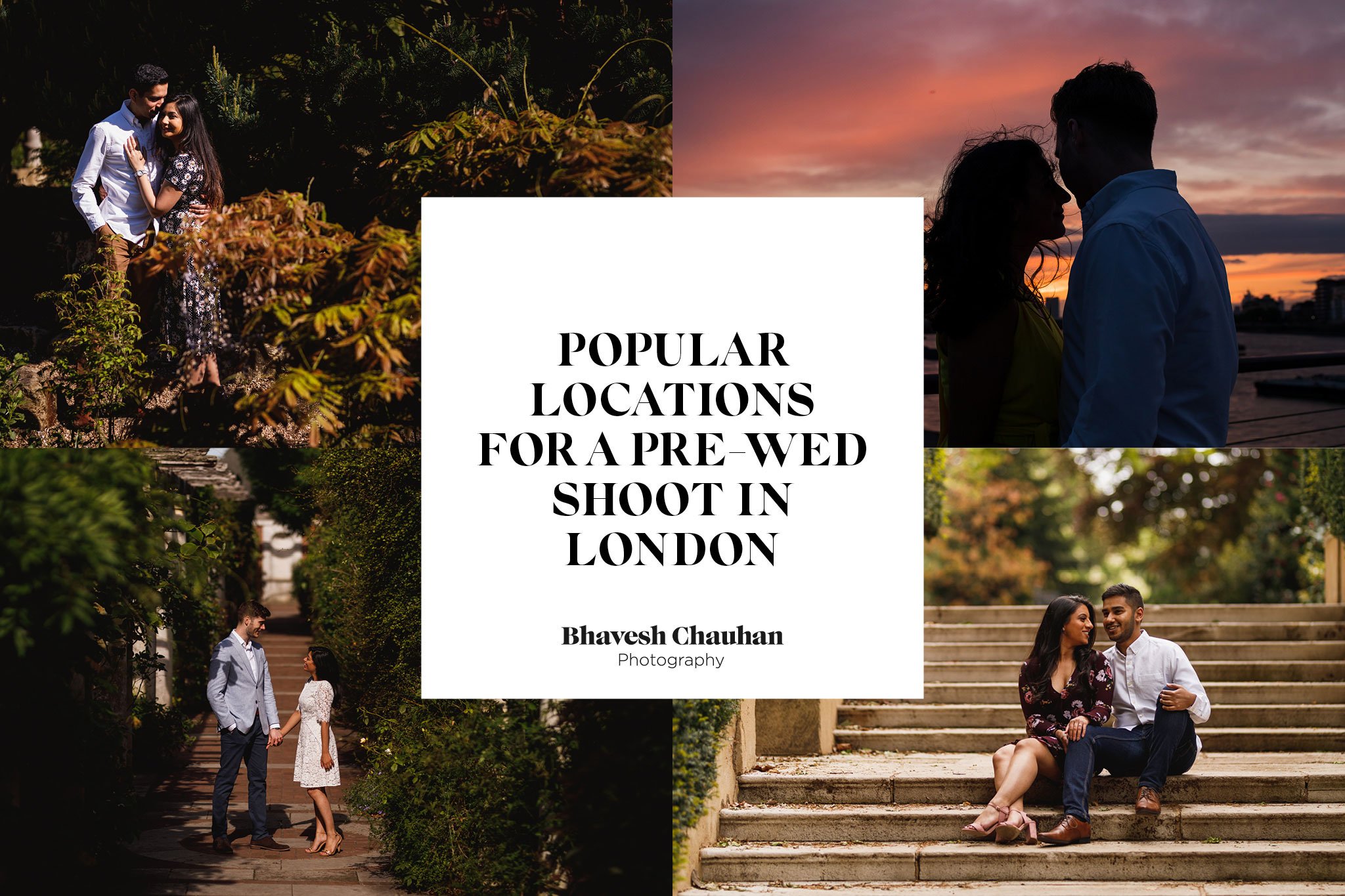 Popular Locations For a Pre-Wed Shoot in London