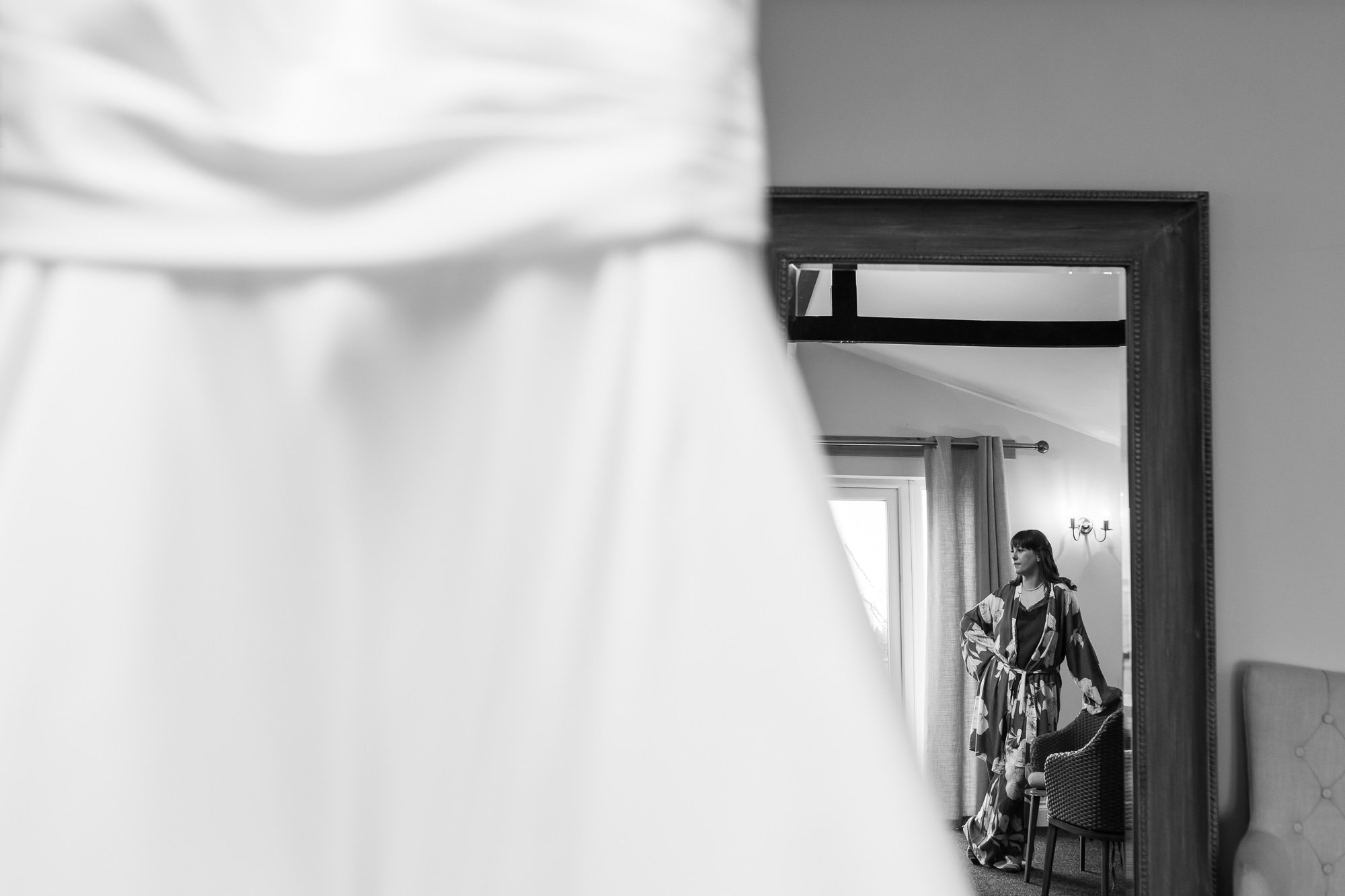 Milling Barn, Hertfordshire Wedding Photographer, bride getting ready