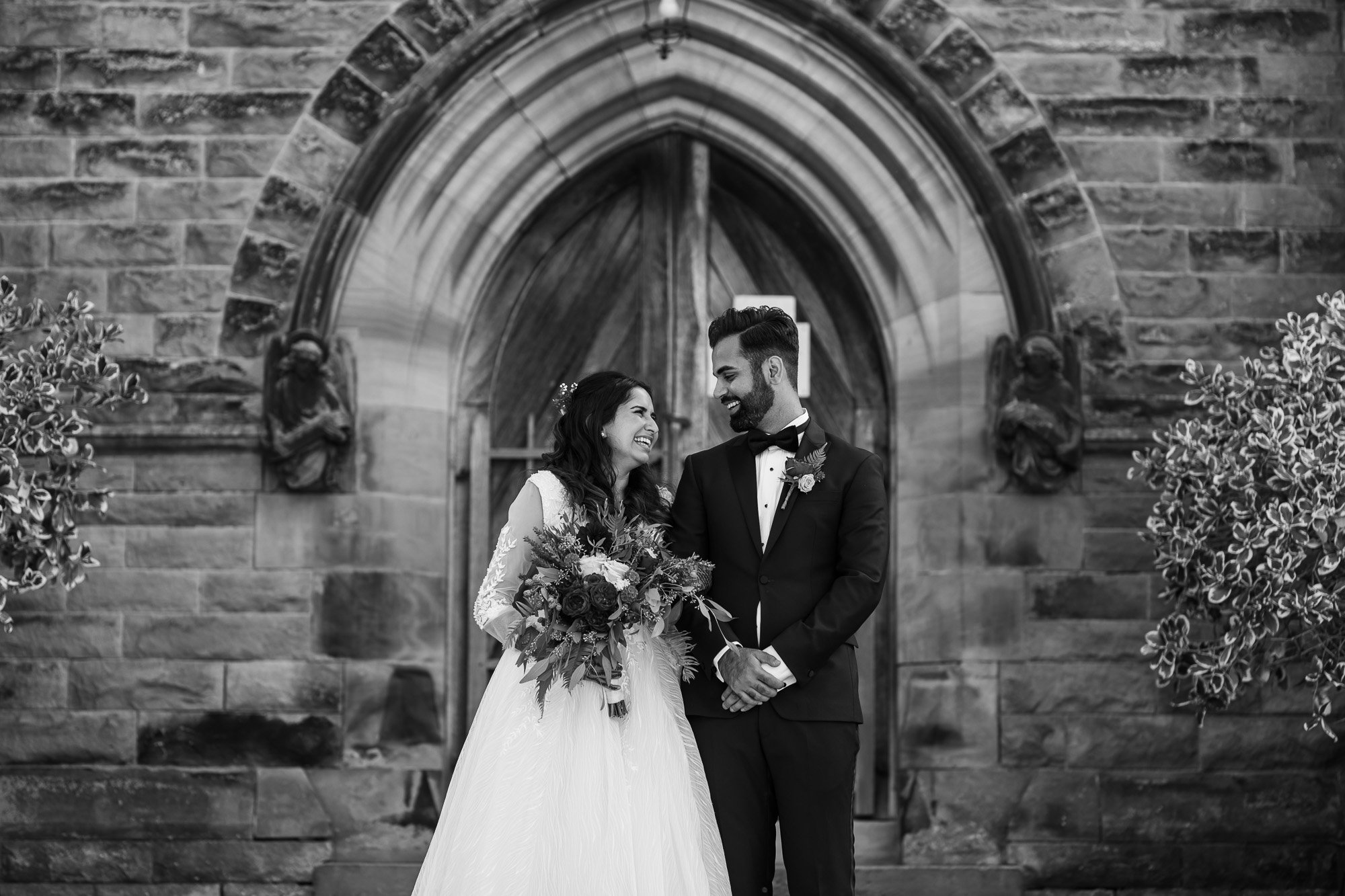 Rudding Park, Yorkshire, Asian Wedding Photography, bride and groom portrait
