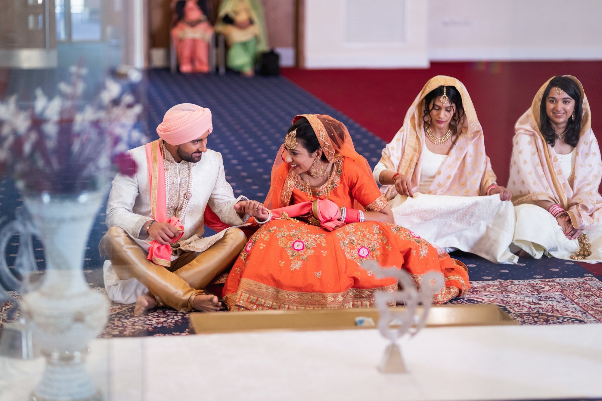 Guru Nanak Sikh Academy, London, ceremony, Sikh wedding photographer
