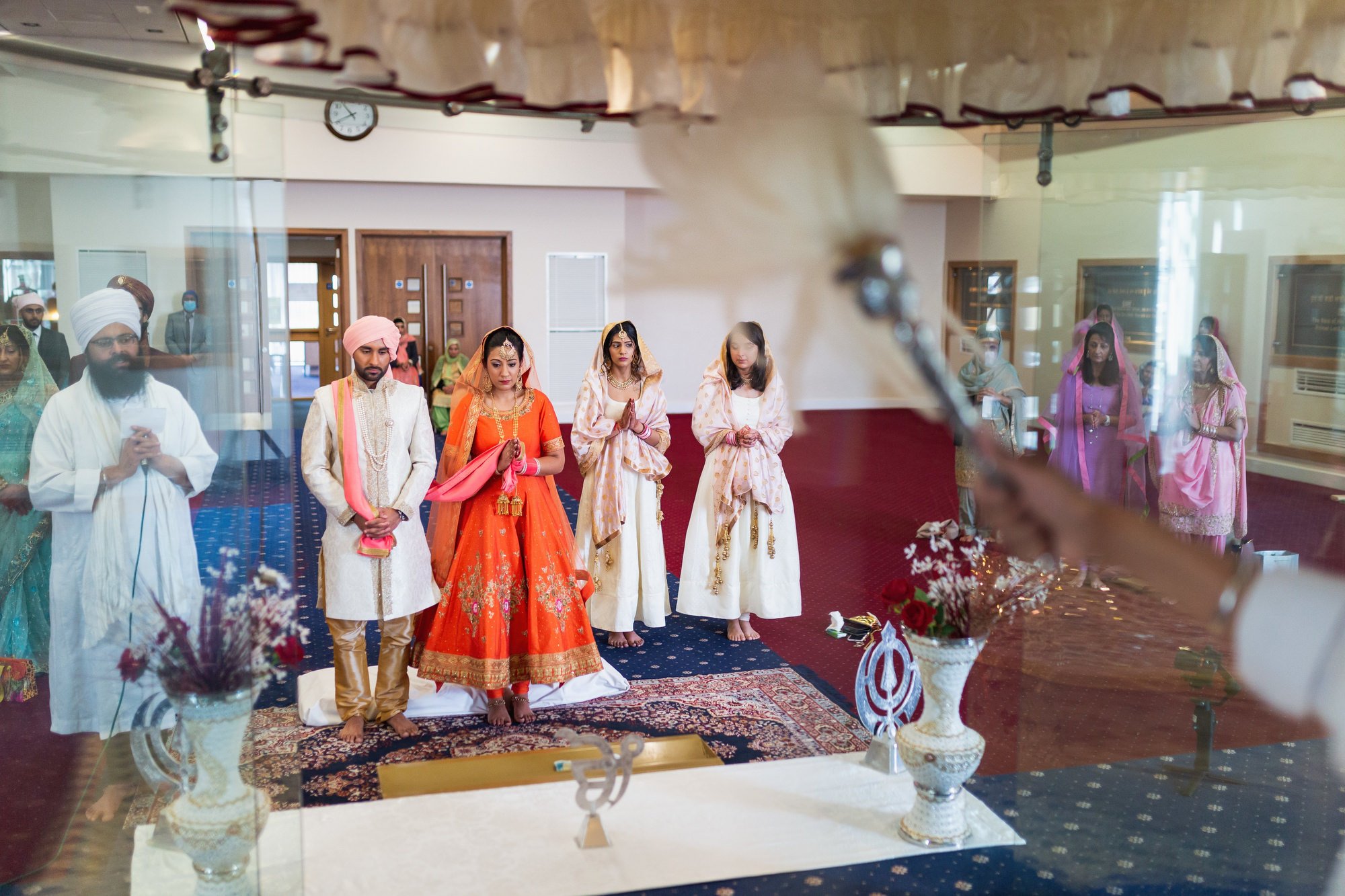 Guru Nanak Sikh Academy, London, ceremony, Sikh wedding photographer