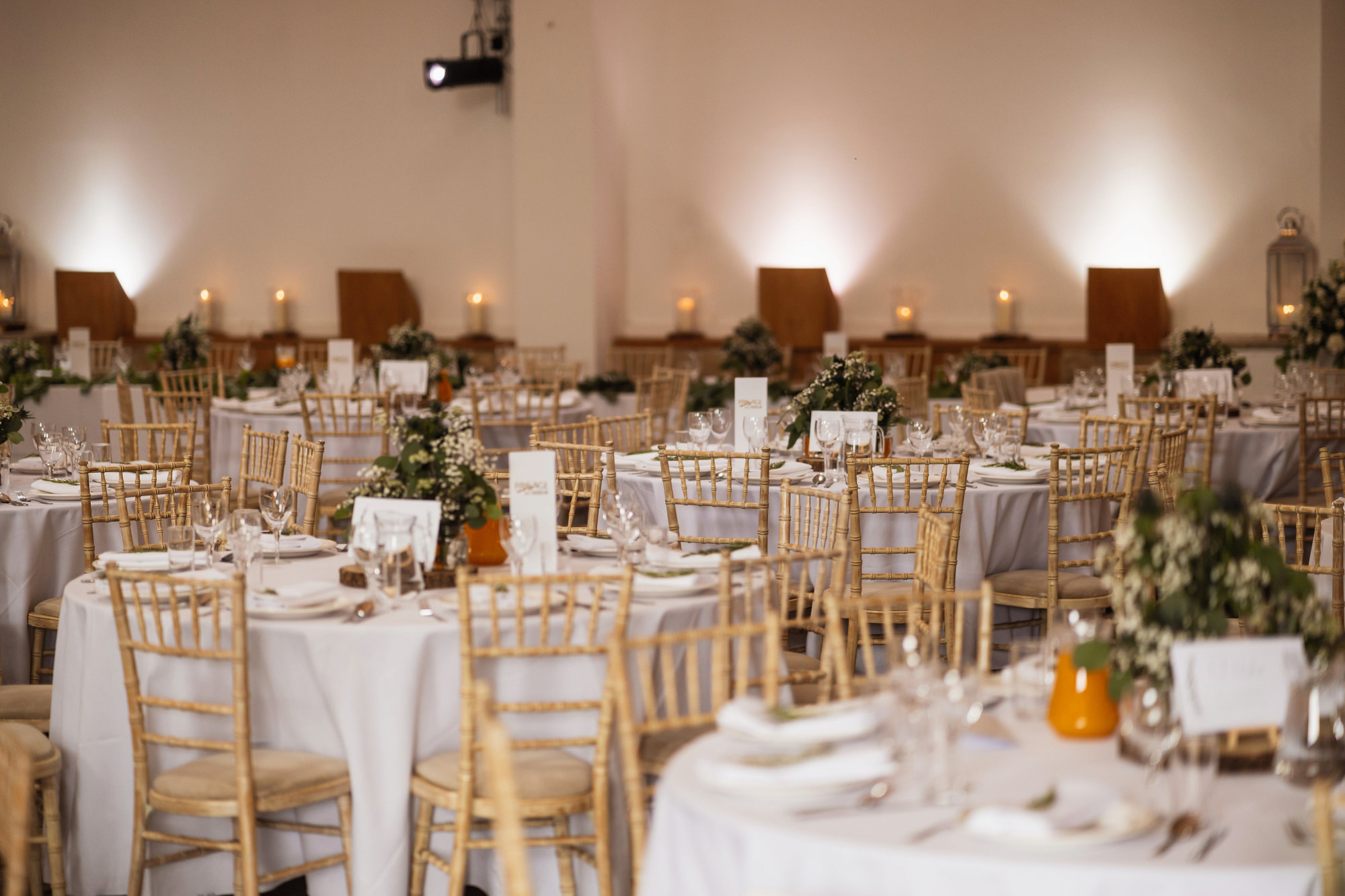 Civil Ceremony, Worton Hall, Oxford, venue set up