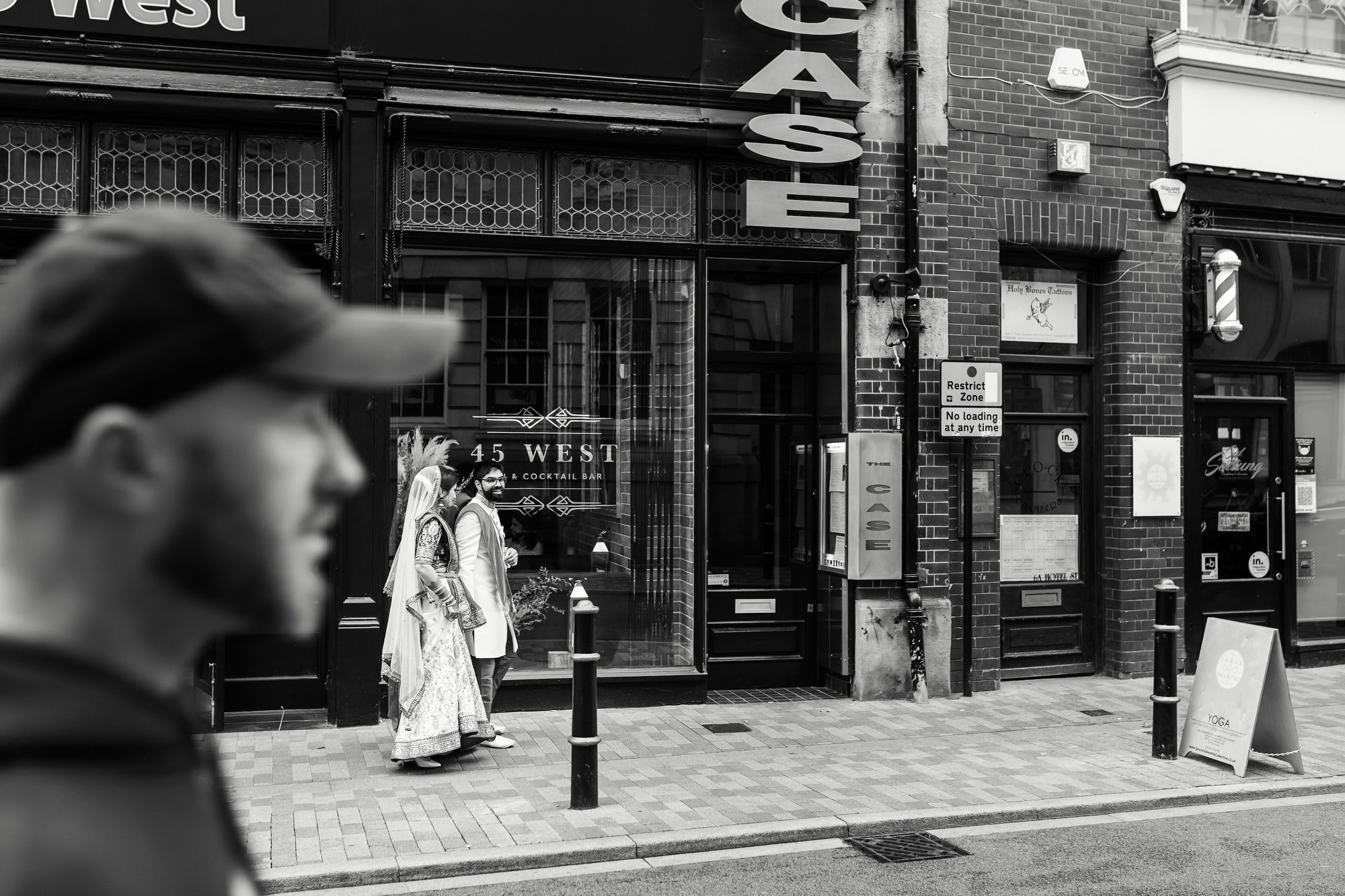 The City Rooms, Leicester, Documentary Wedding Photographer, bride and groom portraits