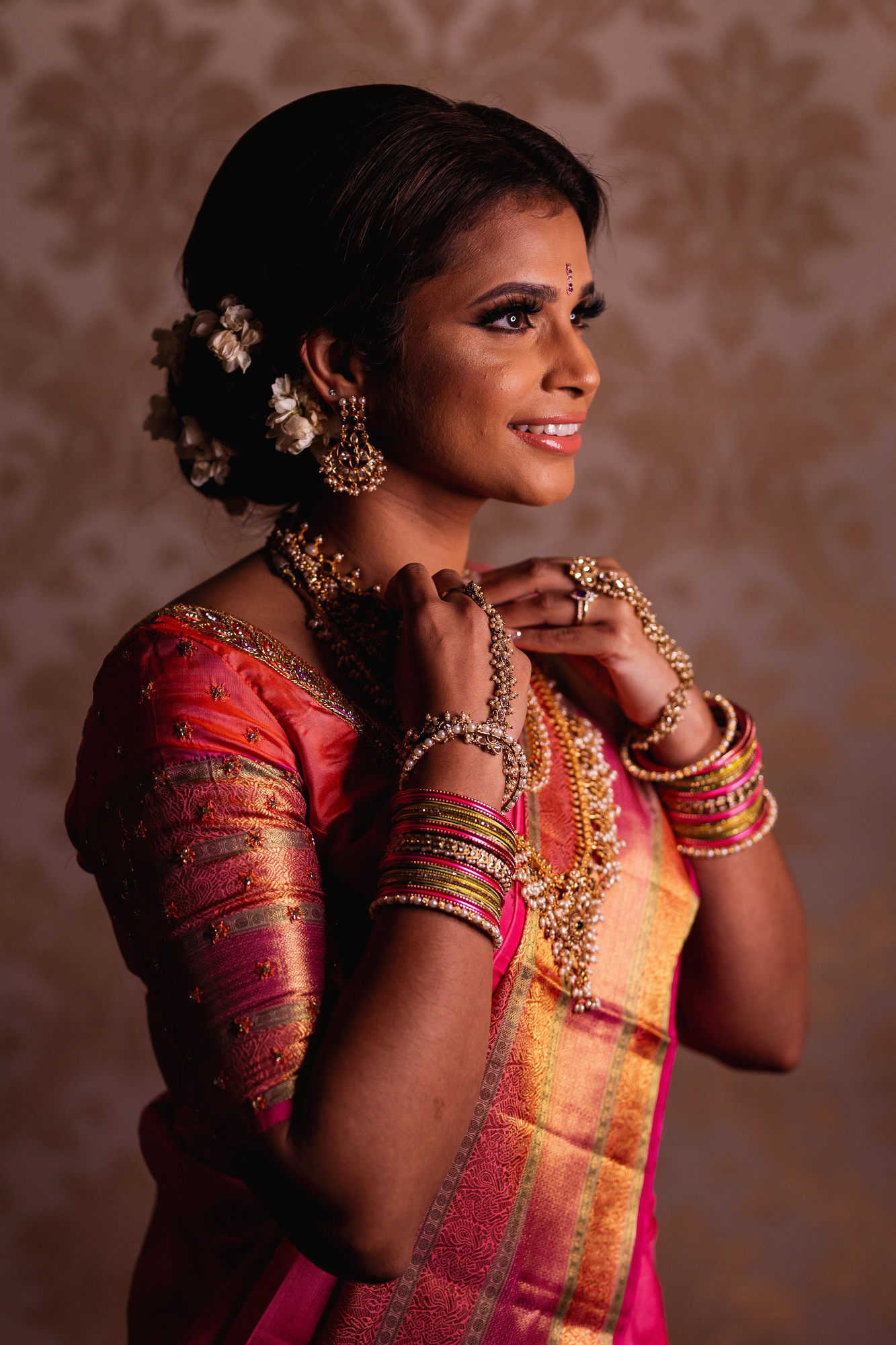 Meridian Grand, Tamil Wedding, London Wedding Photographer, bridal portrait
