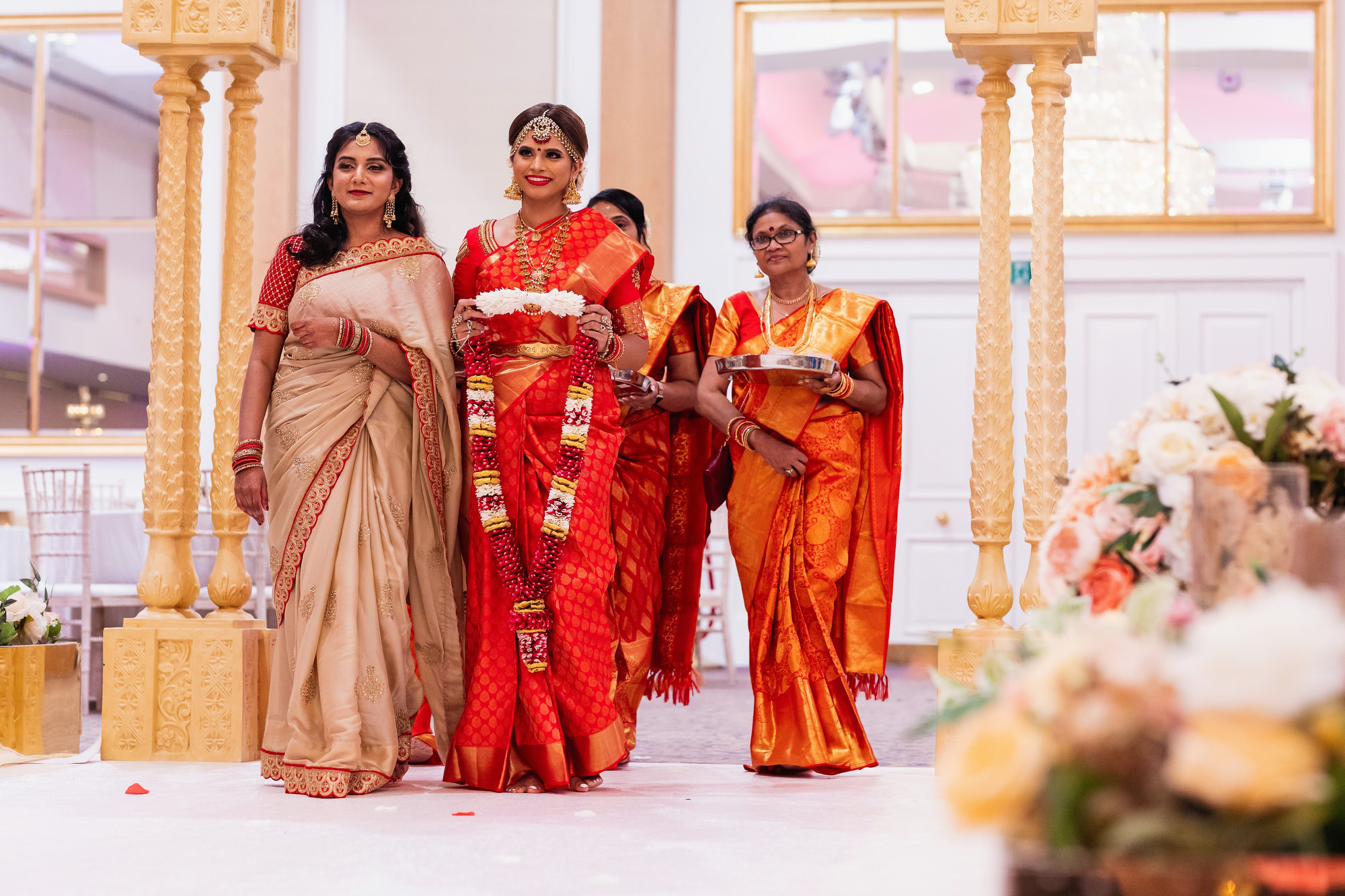 Meridian Grand, Tamil Wedding, London Wedding Photographer, brides entrance