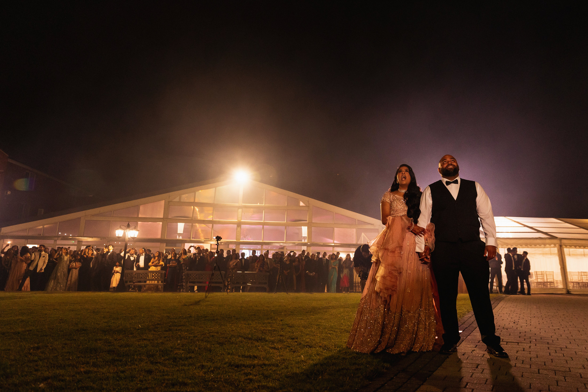 The Lakeside Suite, Leicester, Best Asian Wedding Photographer, fireworks