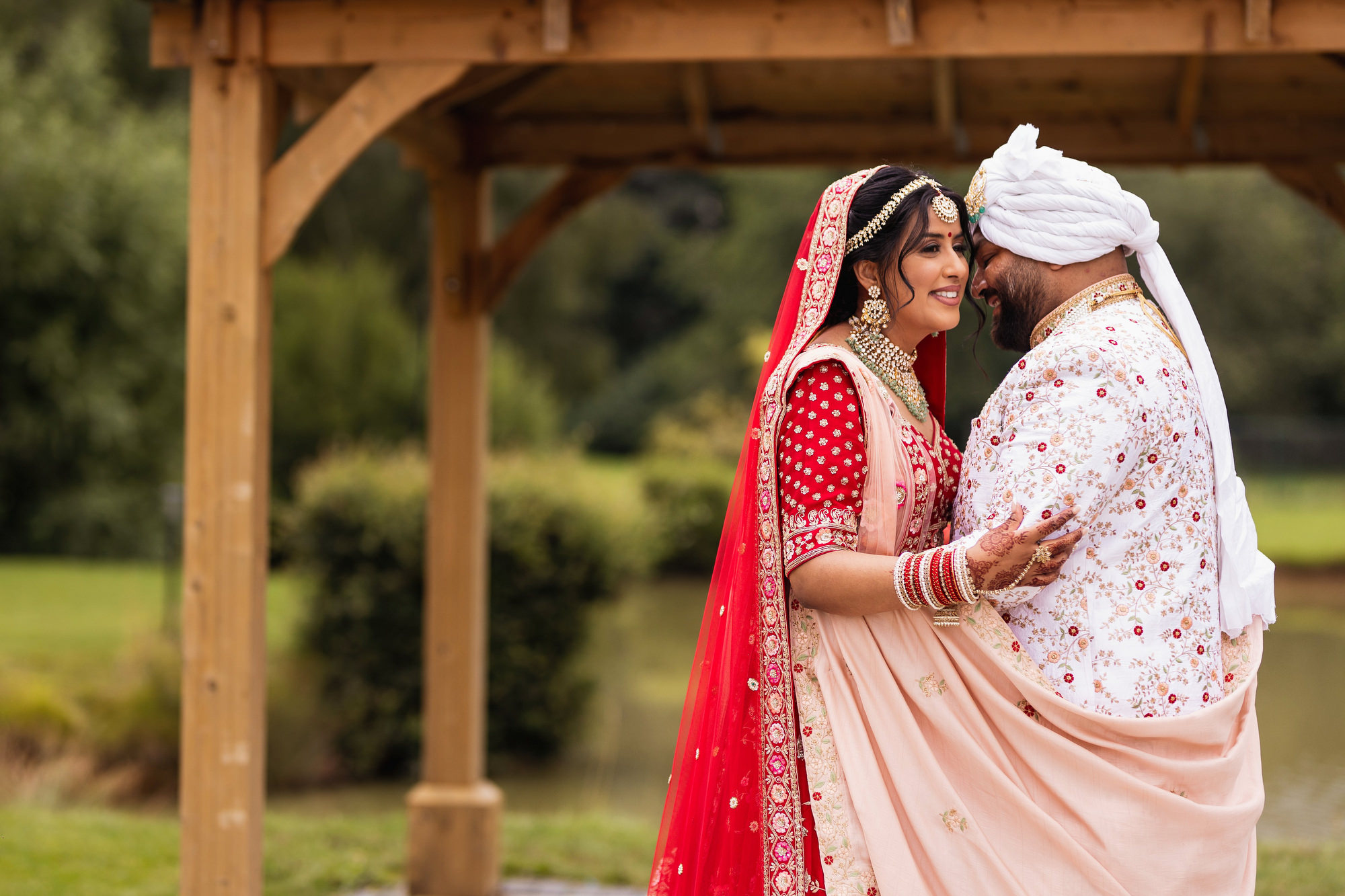 The Lakeside Suite, Leicester, Best Asian Wedding Photographer, couples portraits
