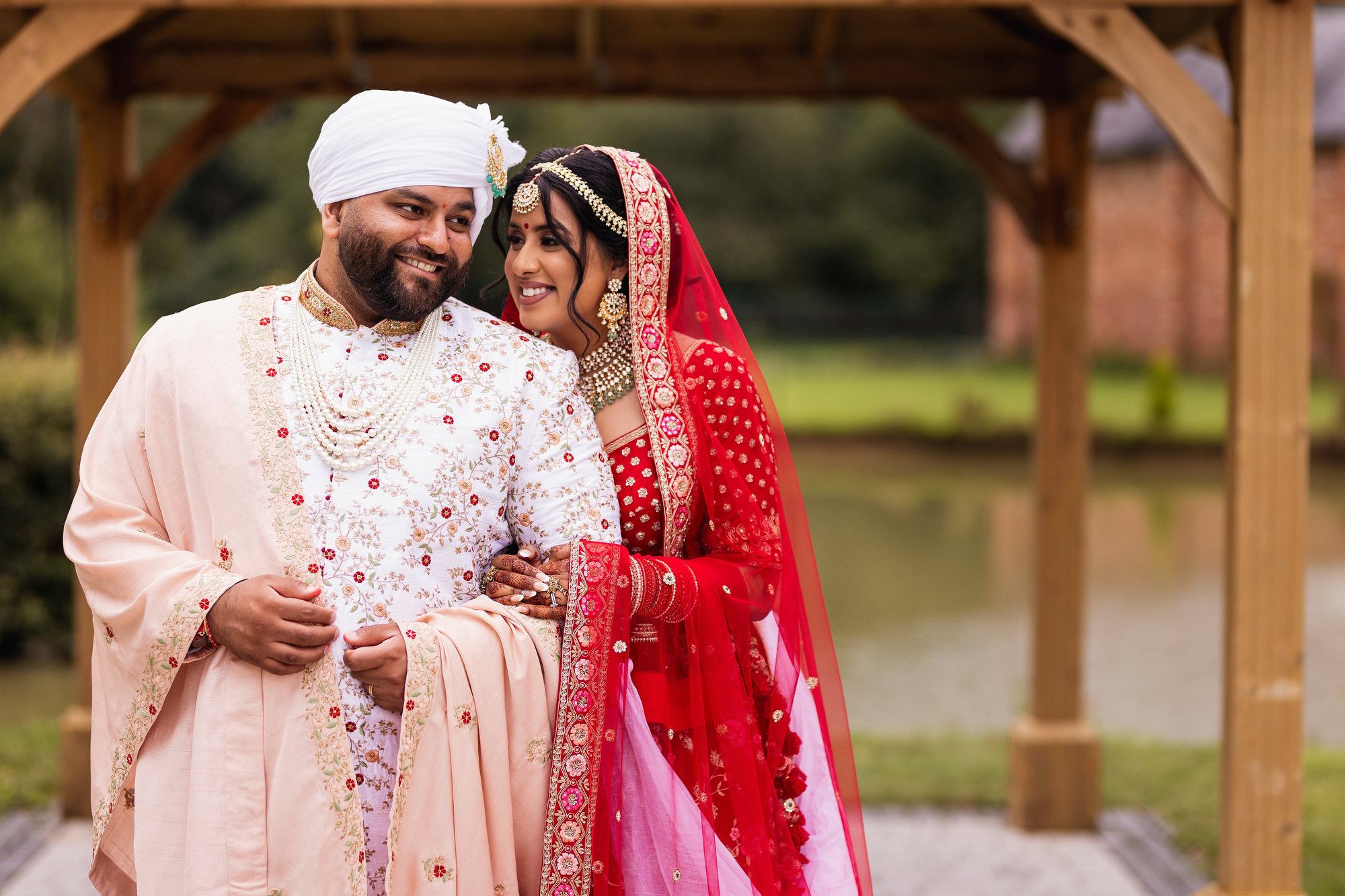 The Lakeside Suite, Leicester, Best Asian Wedding Photographer, couples portraits
