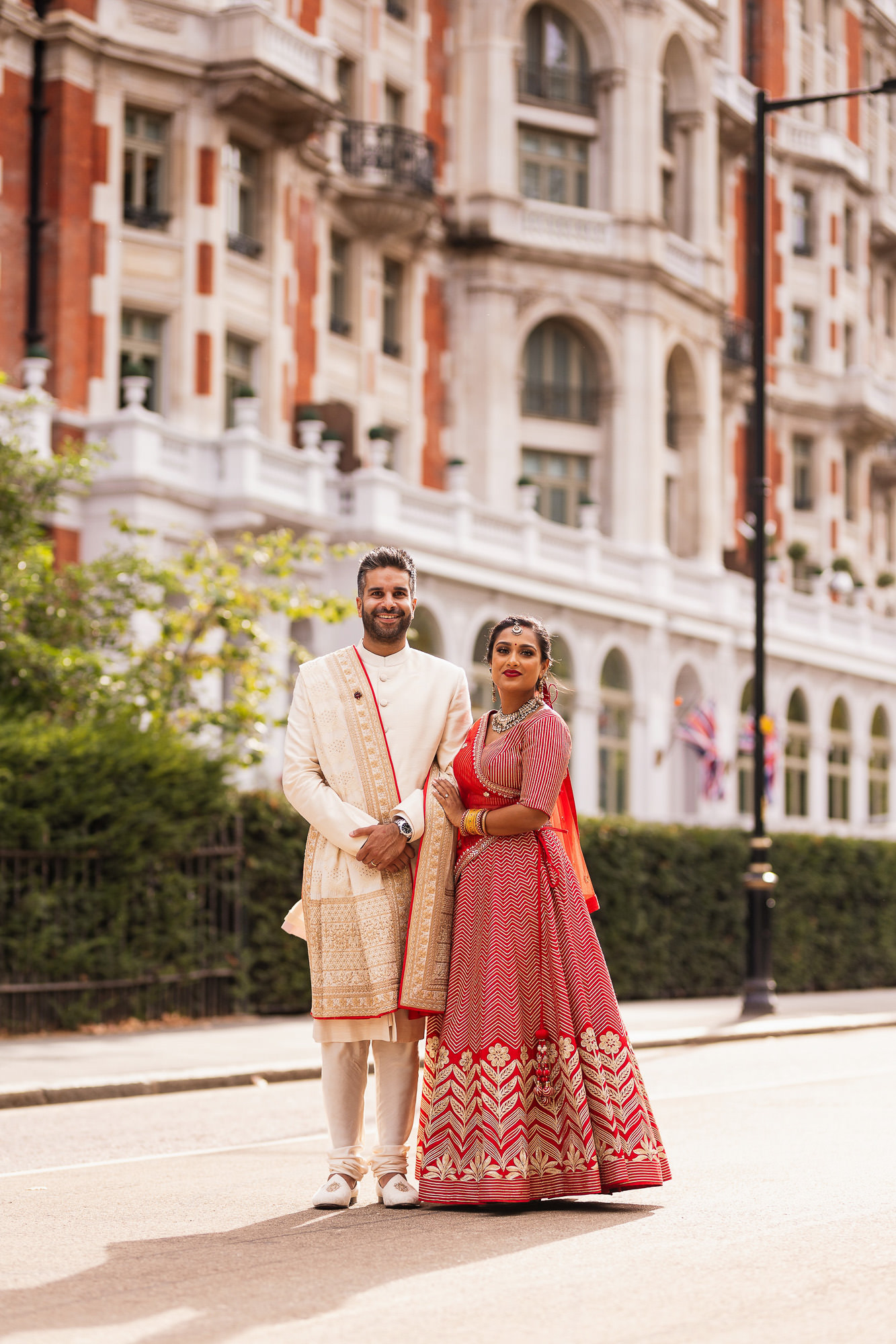 Mandarin Oriental Hyde Park, Asian Wedding Photographer in London, Couples Portraits