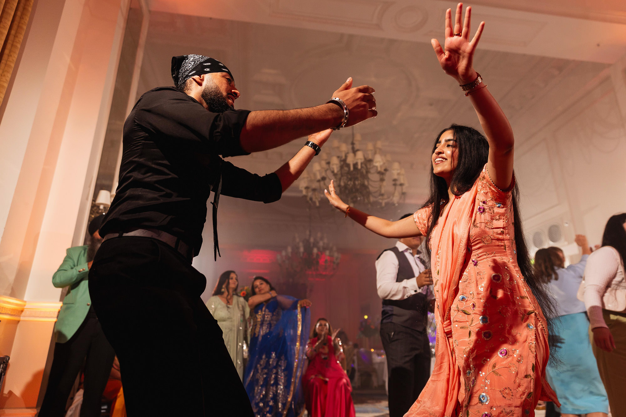 Sikh Wedding Photography, The Landmark London, Wedding Reception