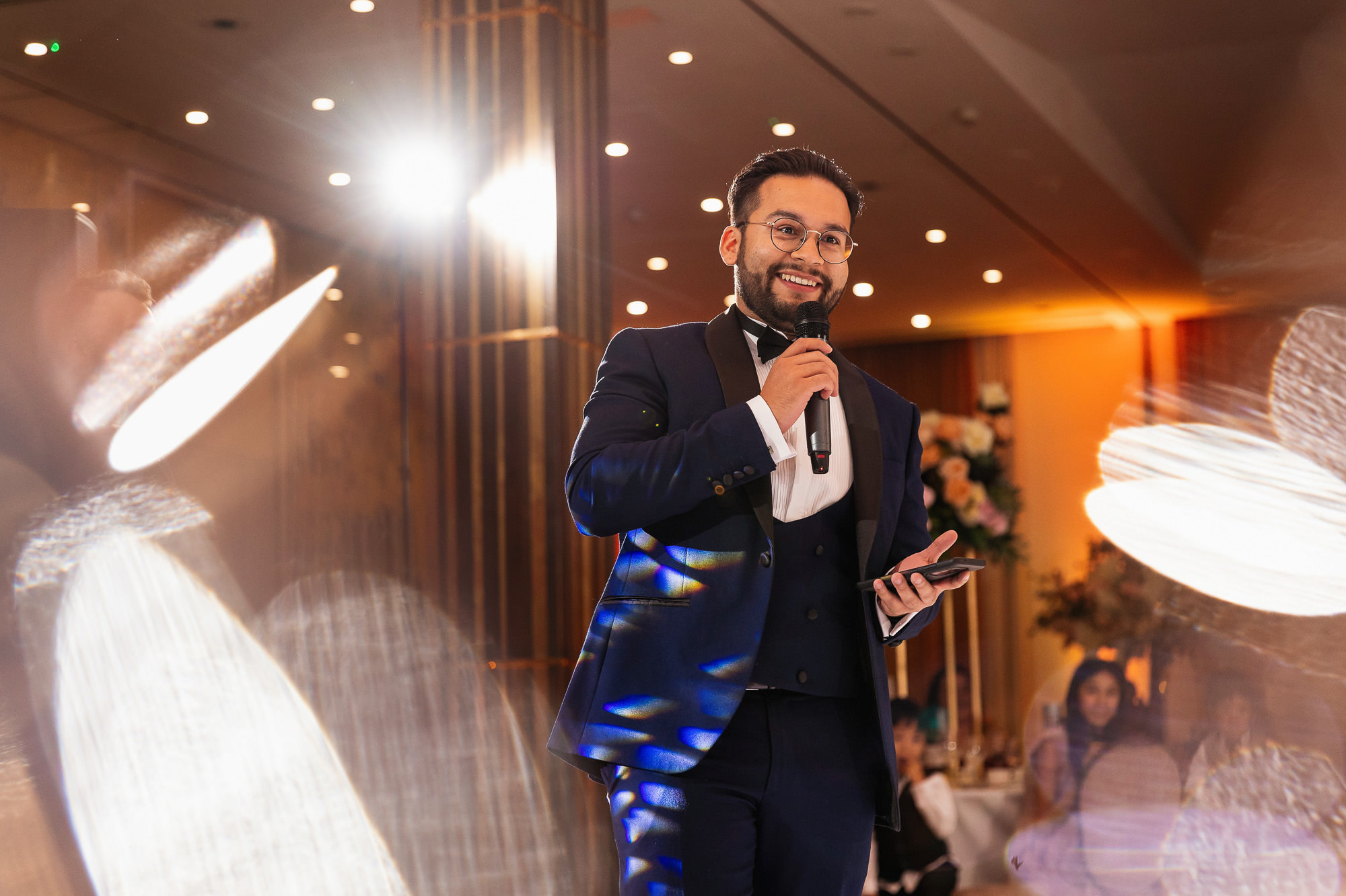 Multicultural wedding photographer, The Grove, Watford, Speeches