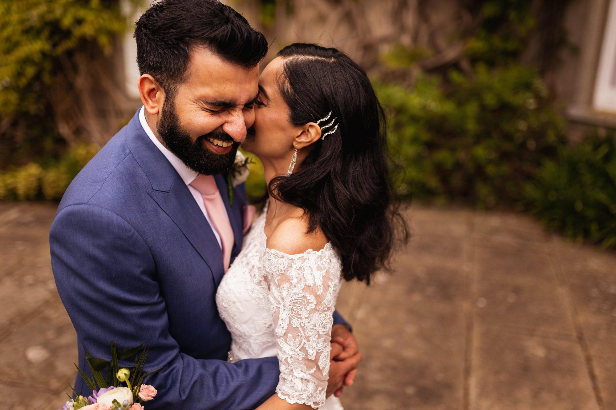 Northbrook Park in Surrey, Asian Wedding Photographer, Couples portraits