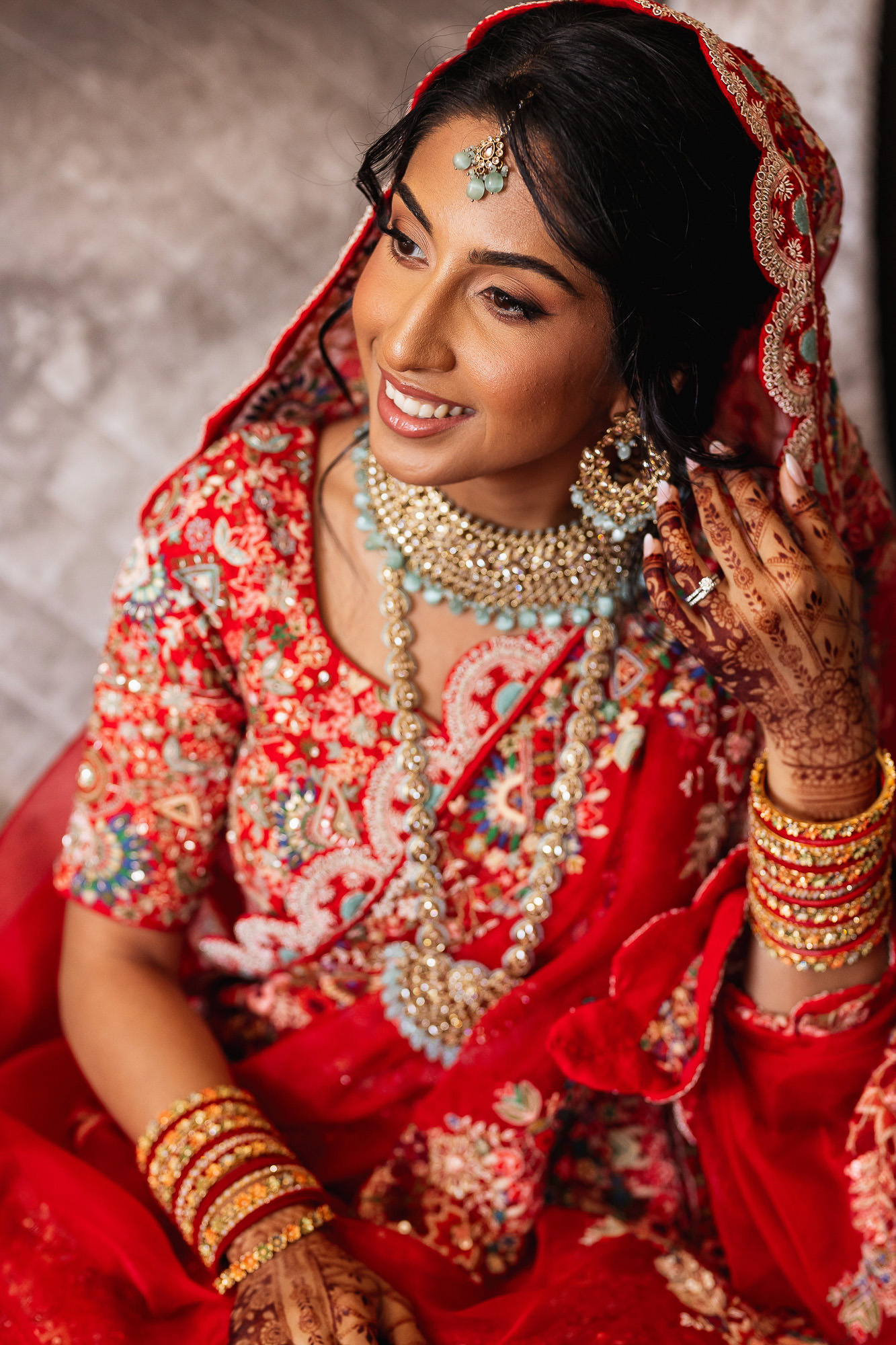 Hindu Wedding & Reception, Hilton Syon Park, London, bridal portraits