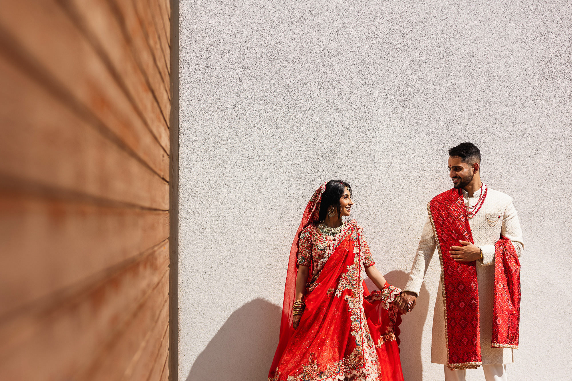Hindu Wedding & Reception, Hilton Syon Park, London, couples portraits
