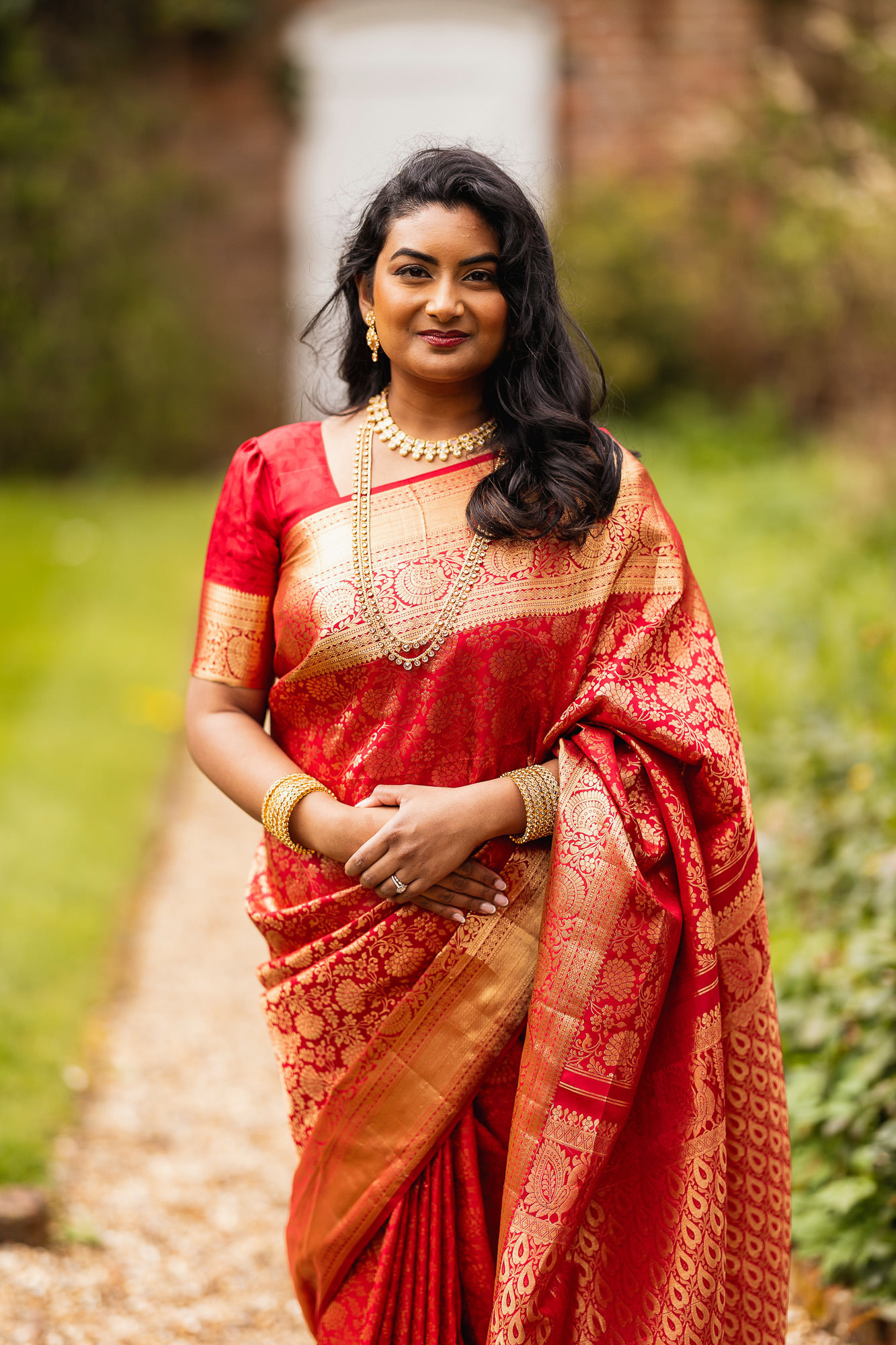 Tamil Wedding, Tamil Wedding Photography, Northbrook Park, brides portrait