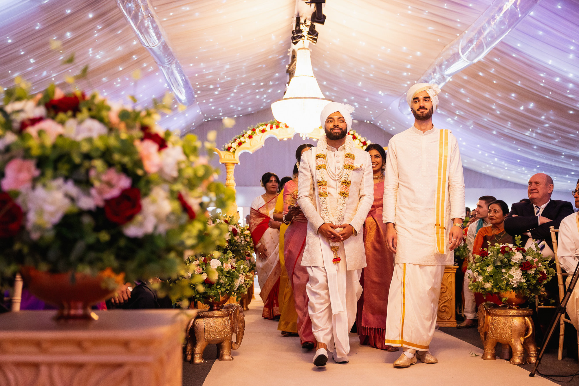 Tamil Wedding, Tamil Wedding Photographer, Stockley Park, Religious ceremony, groom arrival