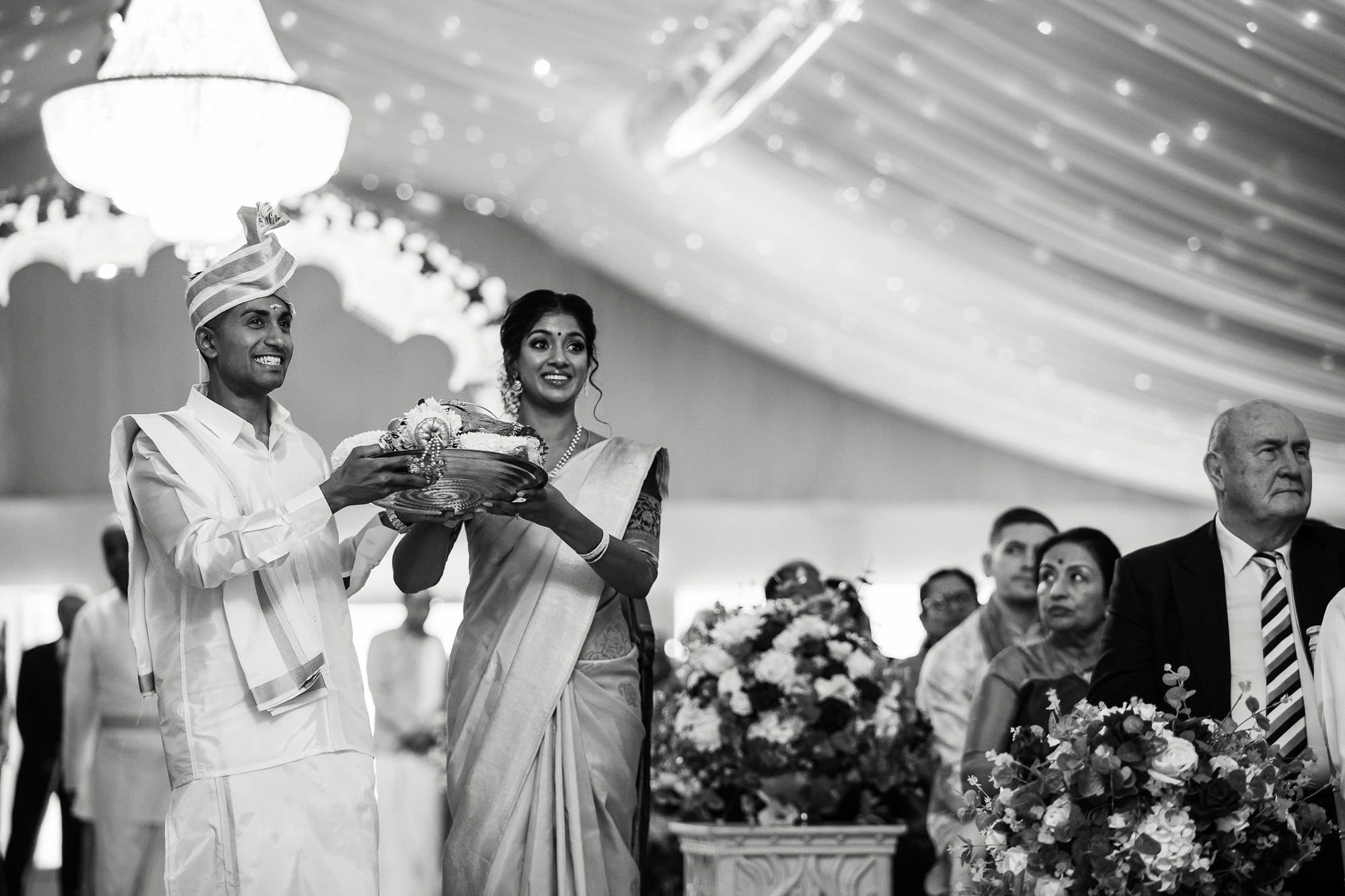 Tamil Wedding, Tamil Wedding Photographer, Stockley Park, Religious ceremony, blessings