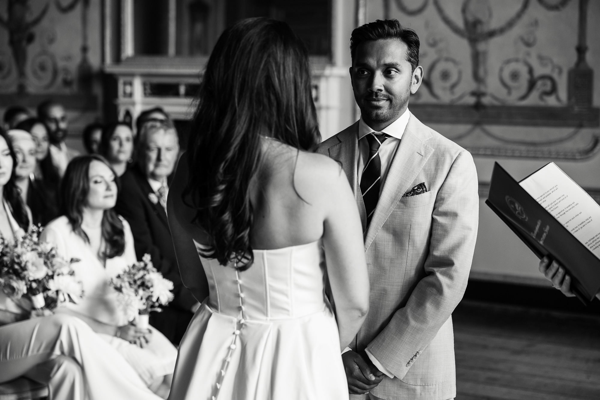 Stowe House, Civil Ceremony, Hindu Wedding, Multicultural Wedding Photographer, The Music Room