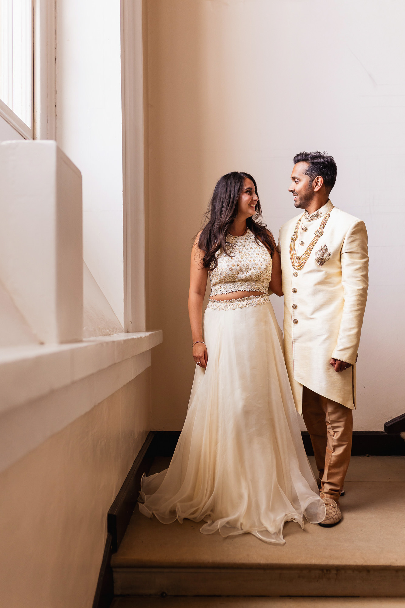 Stowe House, Civil Ceremony, Hindu Wedding, Multicultural Wedding Photographer, couples portrait