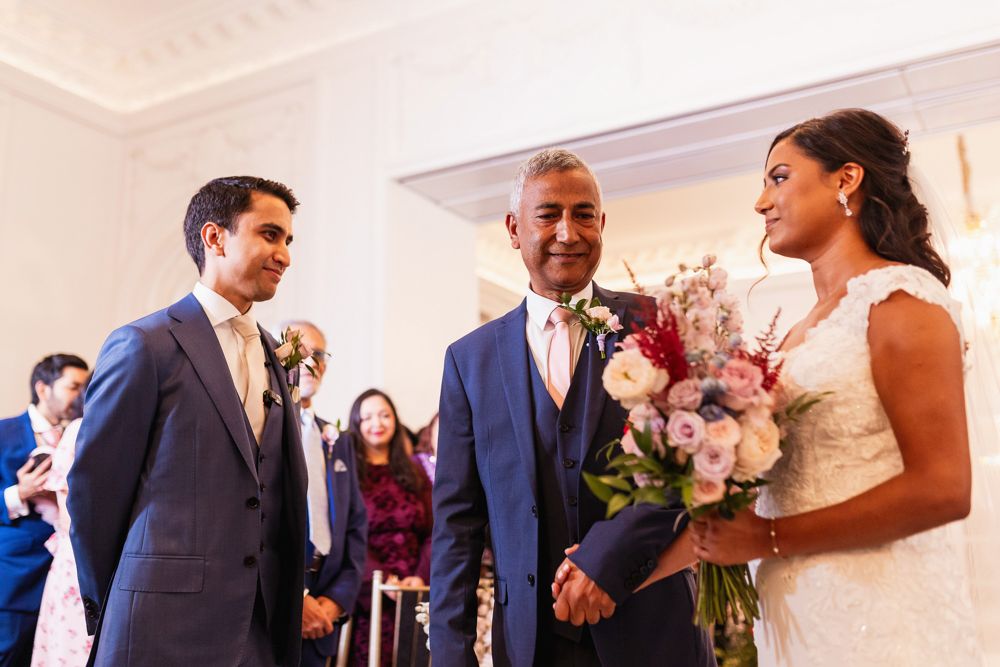 Luxury Wedding Photographer, Mandarin Oriental Hyde Park, civil ceremony