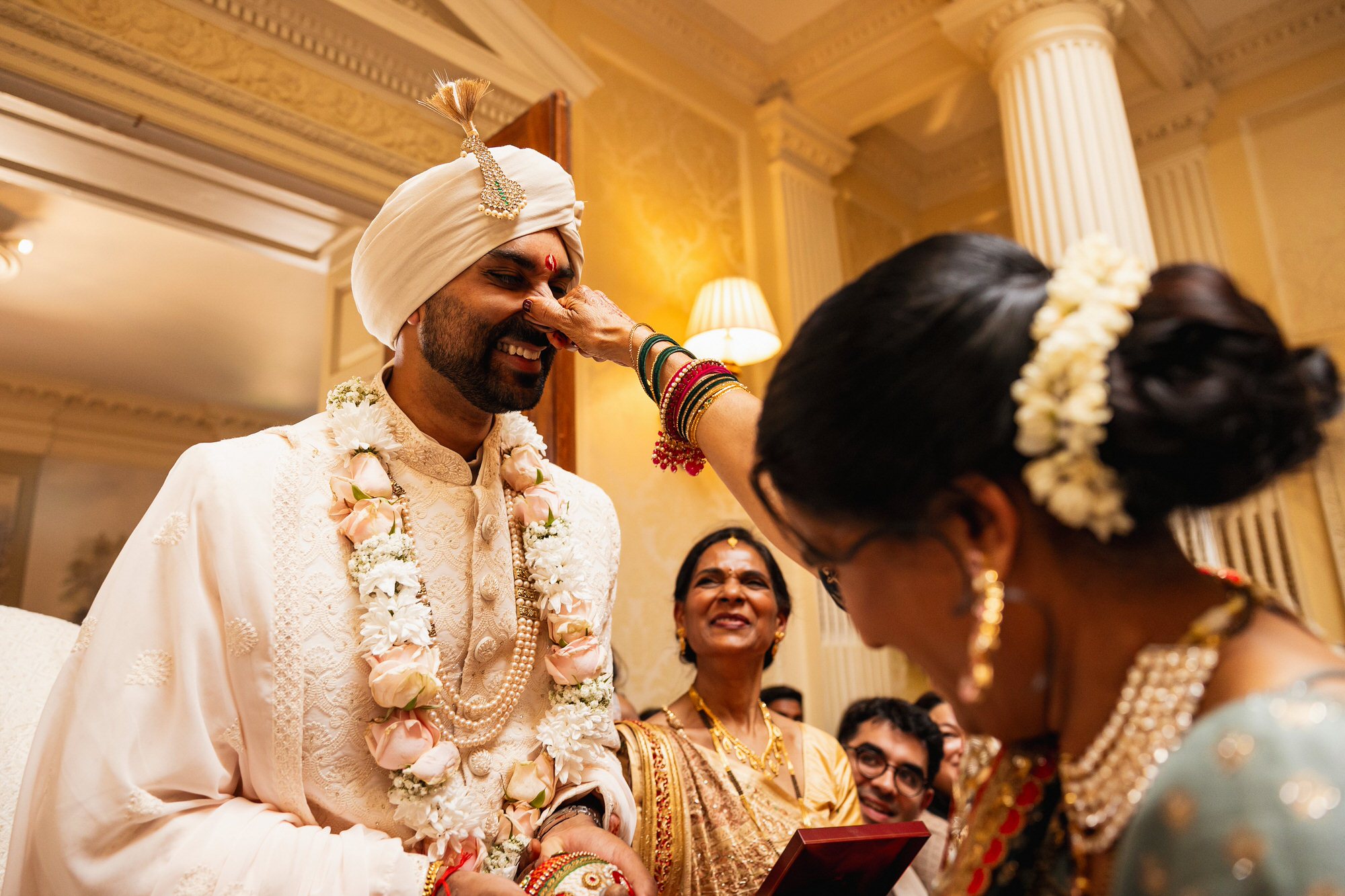 Asian Wedding Photographer, Hedsor House, Hertfordshire, Hindu Wedding, grooms entrance